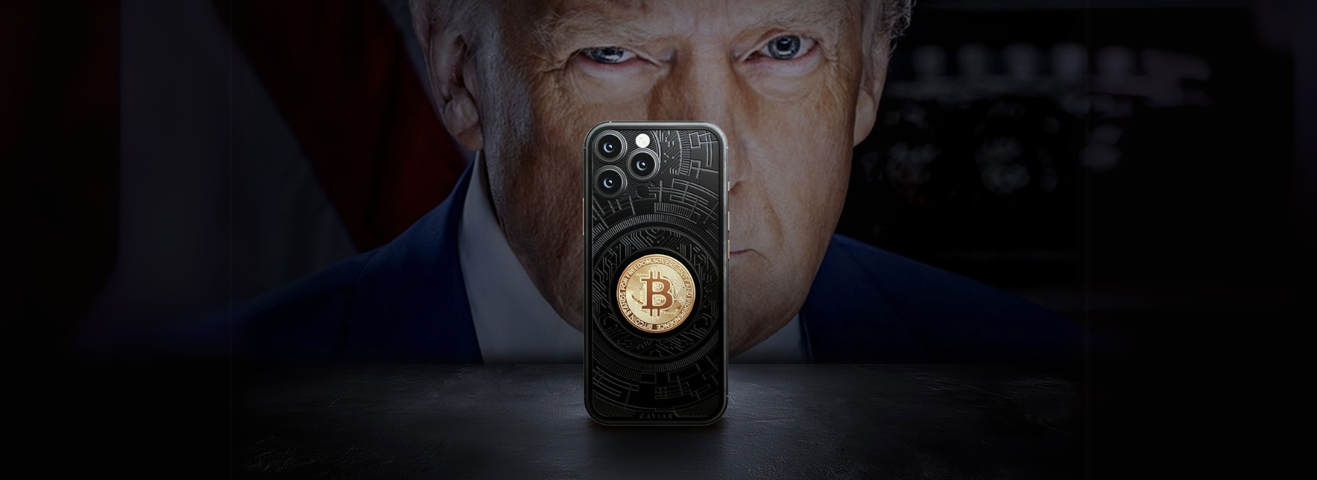 Caviar unveils the exclusive Black Edition of the Trump x Bitcoin iPhone 16 Pro Max