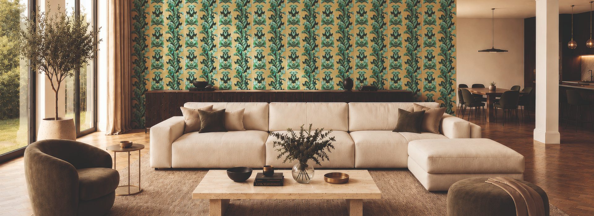 SpaghettiWall explores the emotions of falling in love with the "In the Mood for Love" wallpaper collection