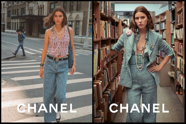 Nonchalant chic elegance in the new Chanel campaign