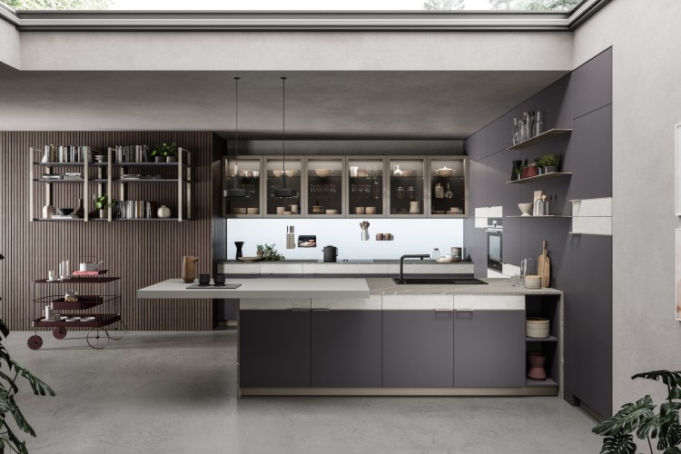 The rhythm of ARAN Cucine style kitchen