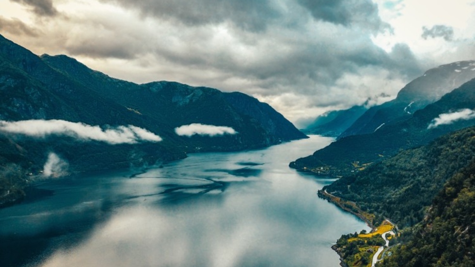 The magic of nature - beauty Norwegian fjords